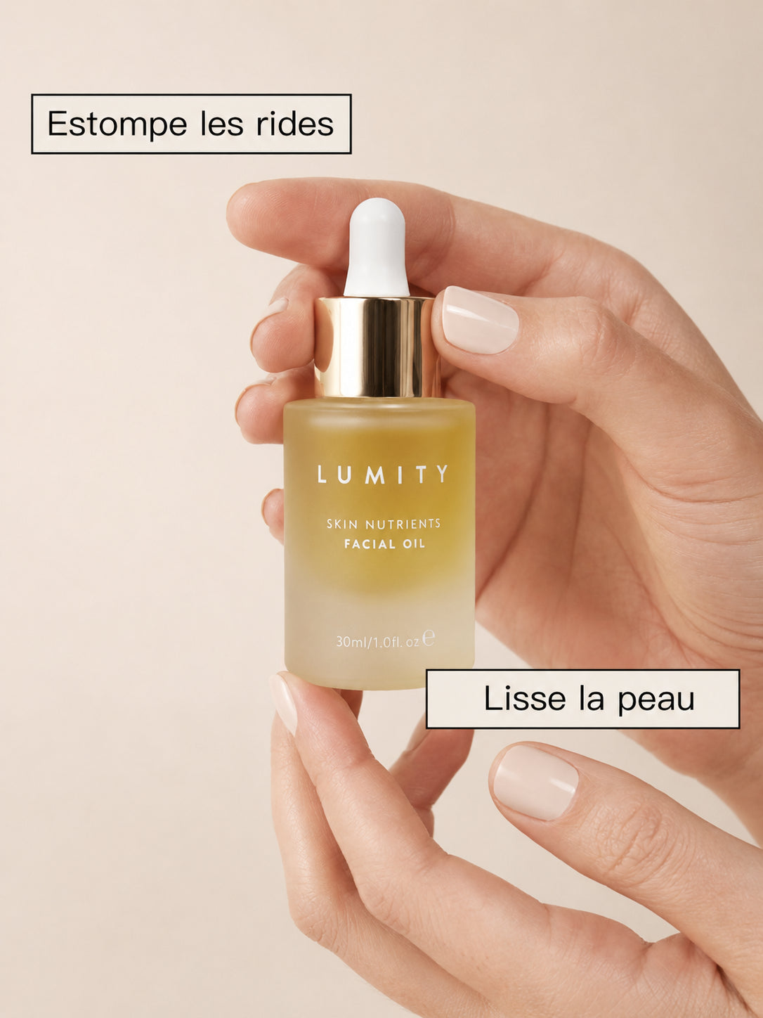 Huile pour massage de Yoga du Visage