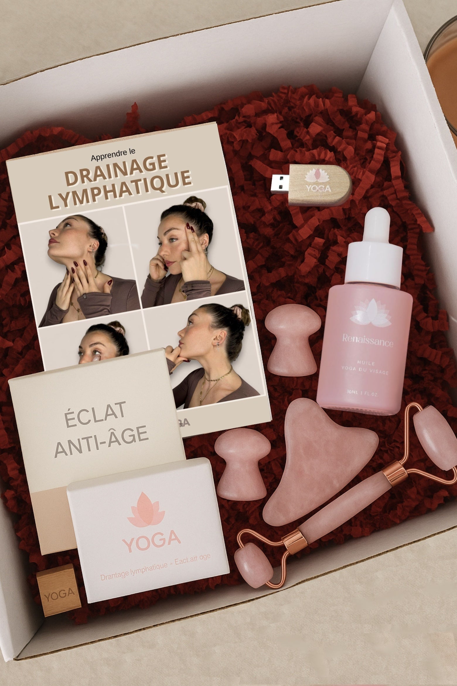coffret yoga du visage
