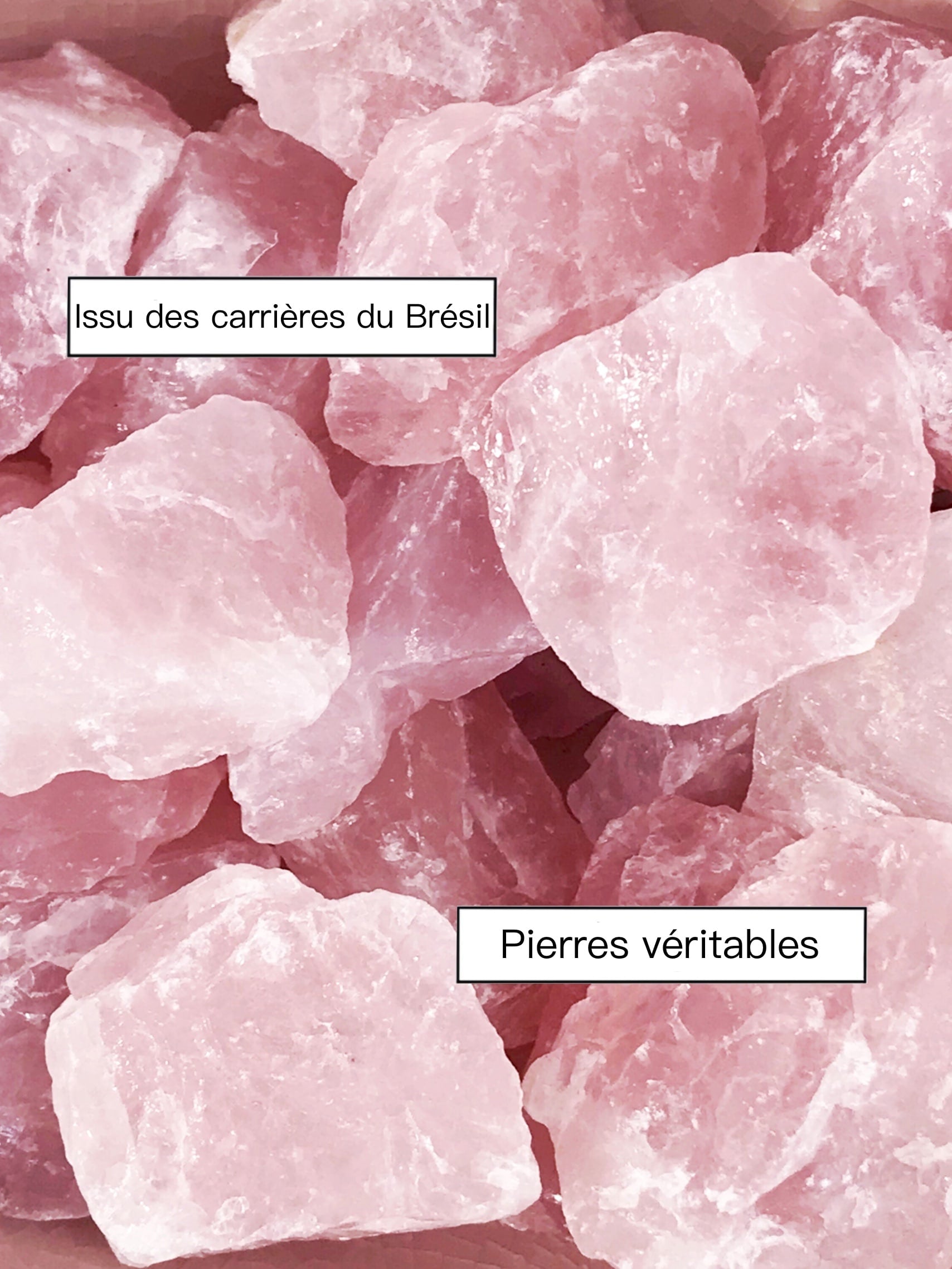 Gua Sha + Roller en Quartz Rose pierre du bresil